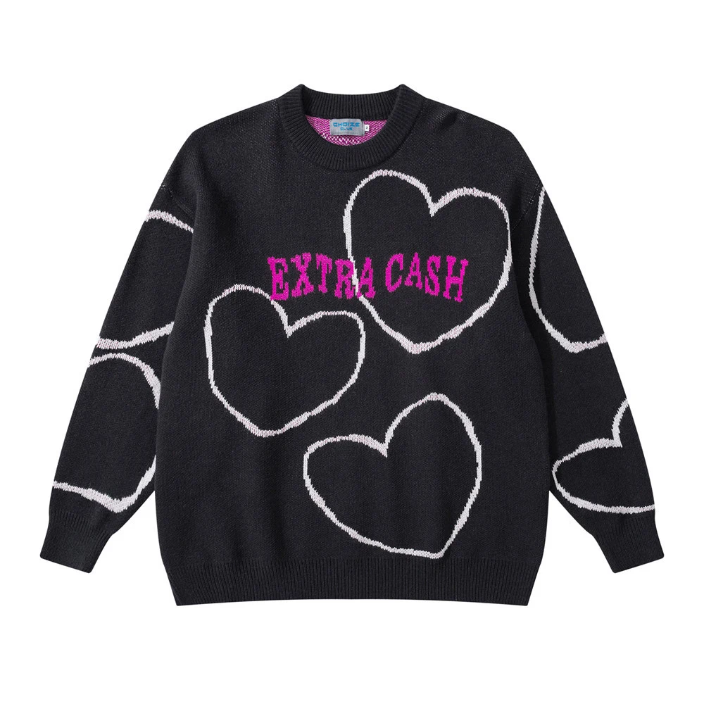 Bf Lazy Love Jacquard Herrenpullover Warmer Jacquard-Strick für Herren Bequemer Pullover für kalte Tage Entspanntes Design für Alltag und Freizeit Stilvoller Look — foto 2