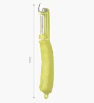 Electric peeler with stainless steel knife for fruits and potatoes. Multi-function, efficient, and easy to use for effor — photo 2