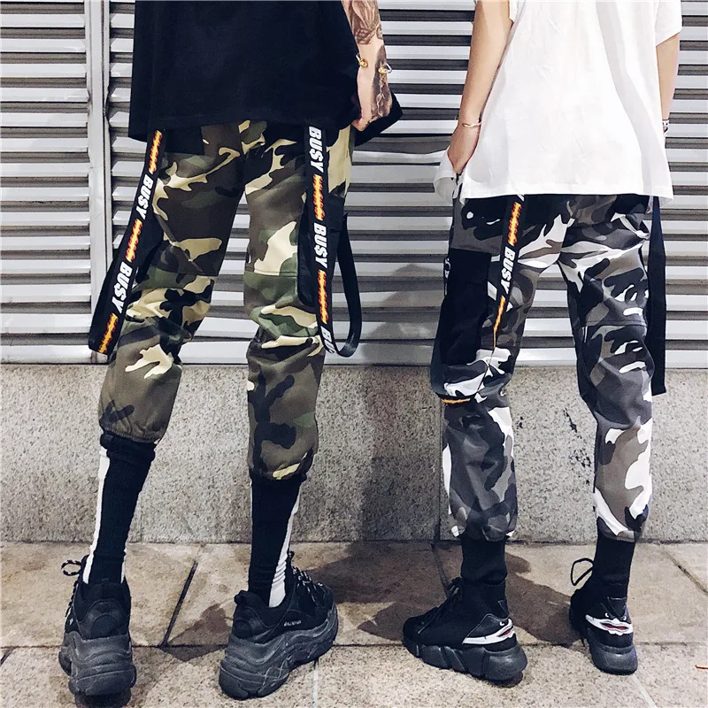 Busy Straps Camo Joggers for men and women. Comfortable fit, perfect for workouts, exercise, or stylish everyday wear. P — photo 5