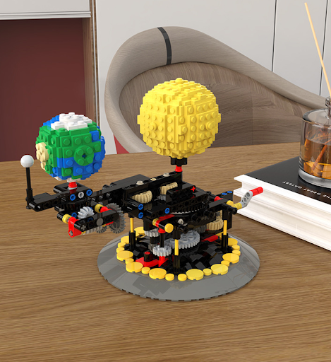 Title 4, Simulate the Rotation of Moon Earth and Sun Exp...