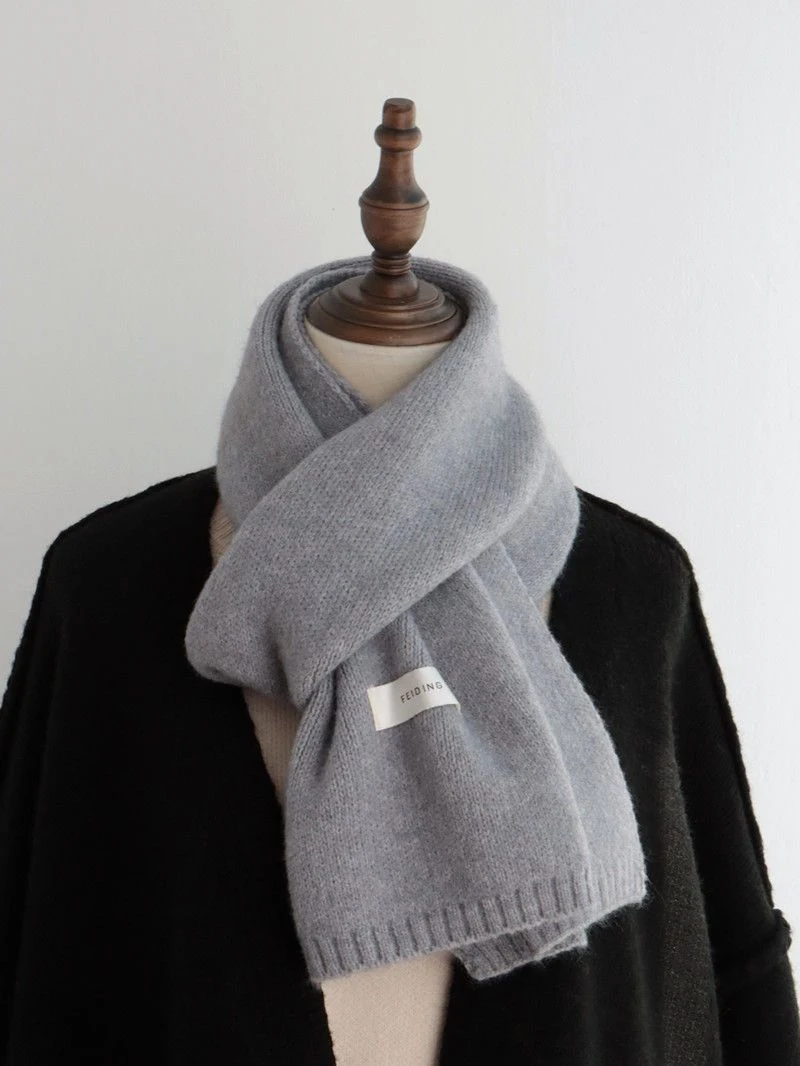 Title 6, Effen kleur sjaal Dames herfst en winter warm