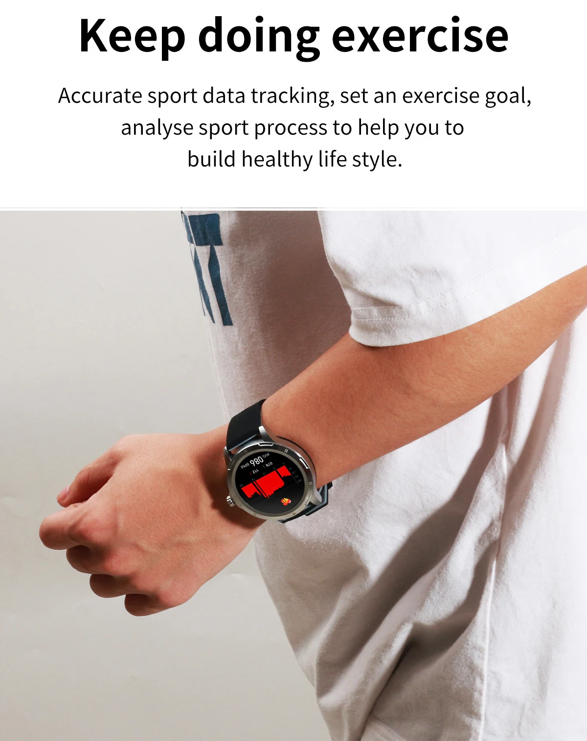 Title 18, Waterproof Sports Bracelet with Sleep Tracking,...