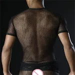 Camiseta de manga curta em malha respirável, perfeita para homens em treinos e esportes. Confortável, leve e com ótima ventilação. — foto 3