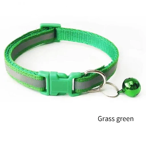 Pet Products Pet Reflective Patch Collar Cats Collar Bell Collars Pet Luminous Collars Teddy Bomei Small Dog Collar Pet — photo 2