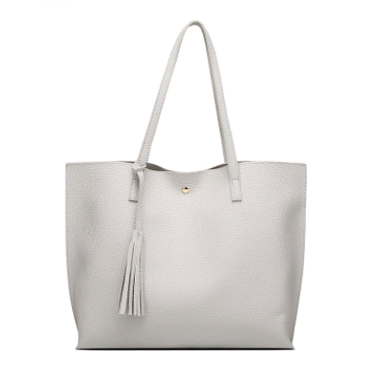 New fashion women's tassel shoulder bag with large capacity. Stylish and practical shoulder bag, perfect for everyday us — photo 1