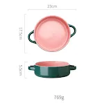 Dark green pink