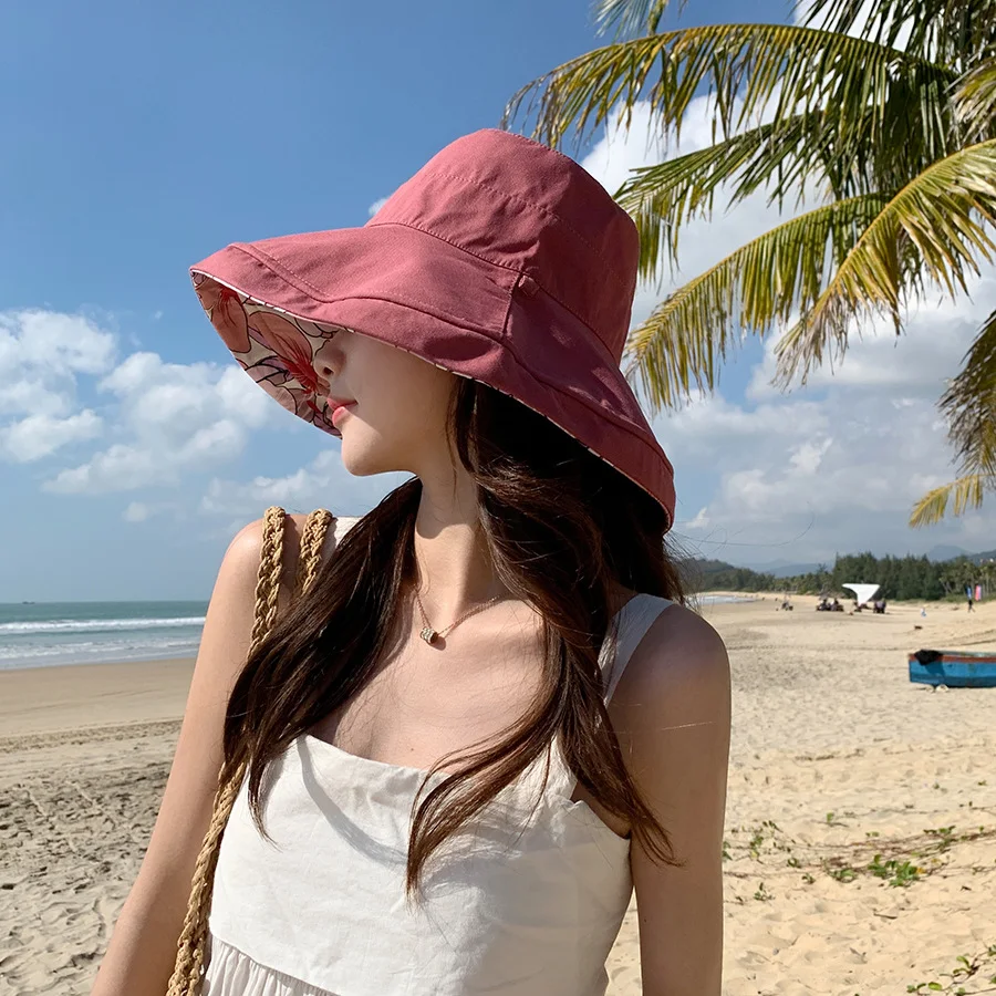 Title 24, Double-sided Wear Big Brim Fisherman Hat Outdoo...