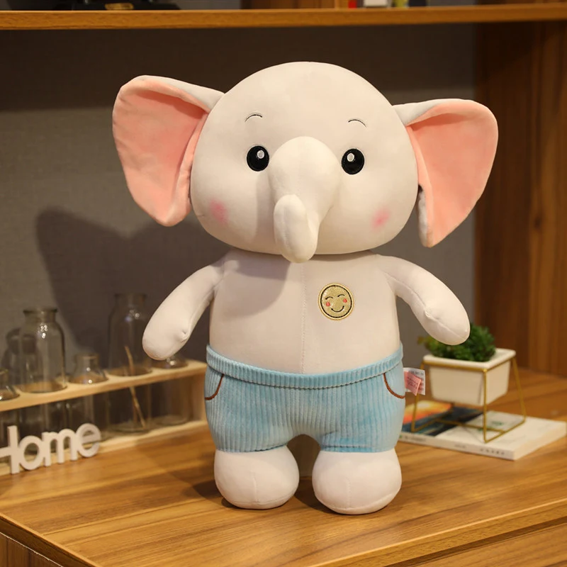 Title 4, Smiling Hippo Elephant Doll Plush Toy Soft & Cu...