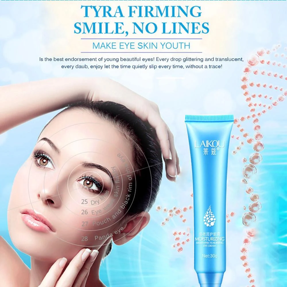 Lycome Creme Hidratante para Olhos Minimiza Linhas Finas, Reduz Inchaço e Olheiras, Hidrata Profundamente, Fórmula Leve, Resultados Visíveis. — foto 3