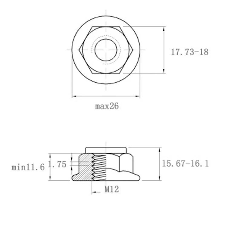 Stainless Steel Flange Nylon Insert Lock Nut, provides secure, vibration-resistant fastening, preventing loosening for r — photo 3