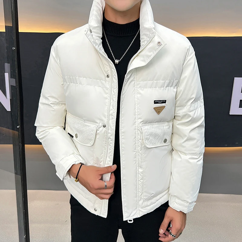Men's Stand Collar Casual Versatile Down Jacket Lightweight and Warm Winter Coat Perfect for Everyday Wear and Various O — photo 2