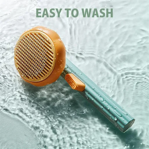Pet Hair Shedding Self Comb Quick Removal Pet Hair Comb For Cats Dogs Self Cleaning Slicker Brush Cat Hair Cleaning Groo — photo 4