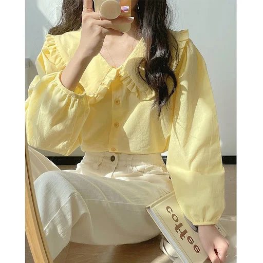 Title 7, Top Design Sense Small Milk Sweet Shirt