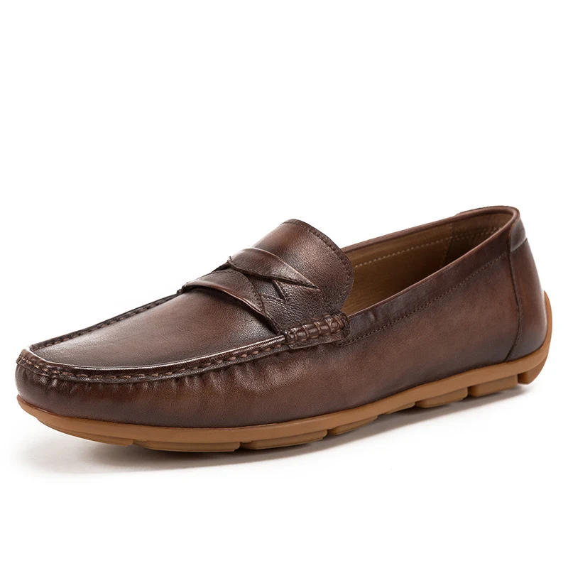 Title 6, Heren casual schoenen van eerste laag rundleer,...