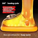 Electrothermal Couple Rechargeable Heating Shoes for Home Warm and Comfortable Feet Electric Heating Easy to Use — photo 5