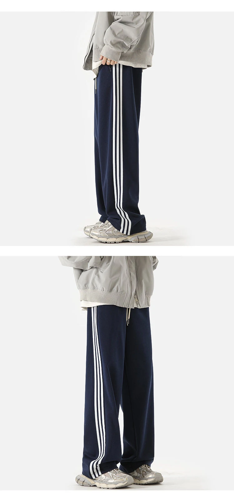 Calças Esportivas Casuais Masculinas Moda - Conforto e Estilo para Treino e Lazer - Sweatpants Versátil para Atividades Diárias e Relaxamento — foto 7