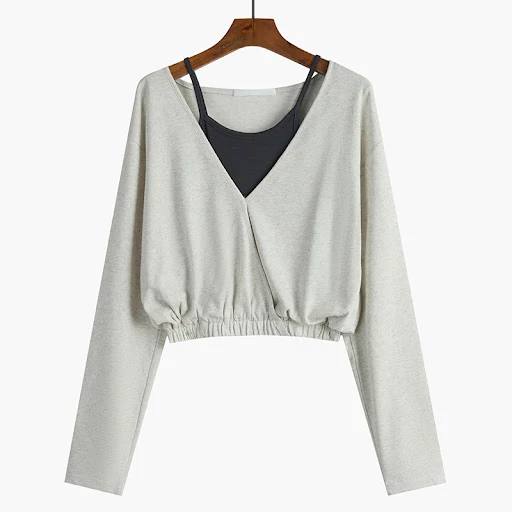 Title 5, Design Sense Niche Loose Top Thin Hoodless Jacket