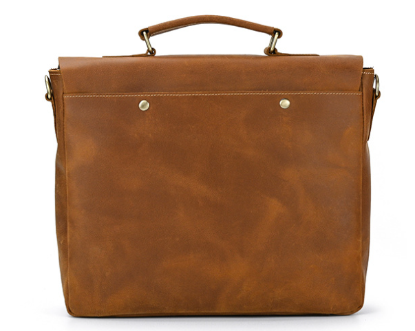 Title 3, Bolsa transversal masculina de couro Crazy Hors...