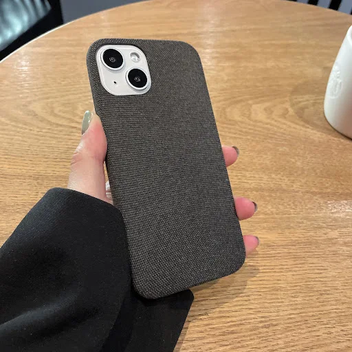 Title 5, Capinha para celular fashion com padrão de teci...