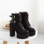 black leather