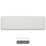Gray White Toiletries Mat