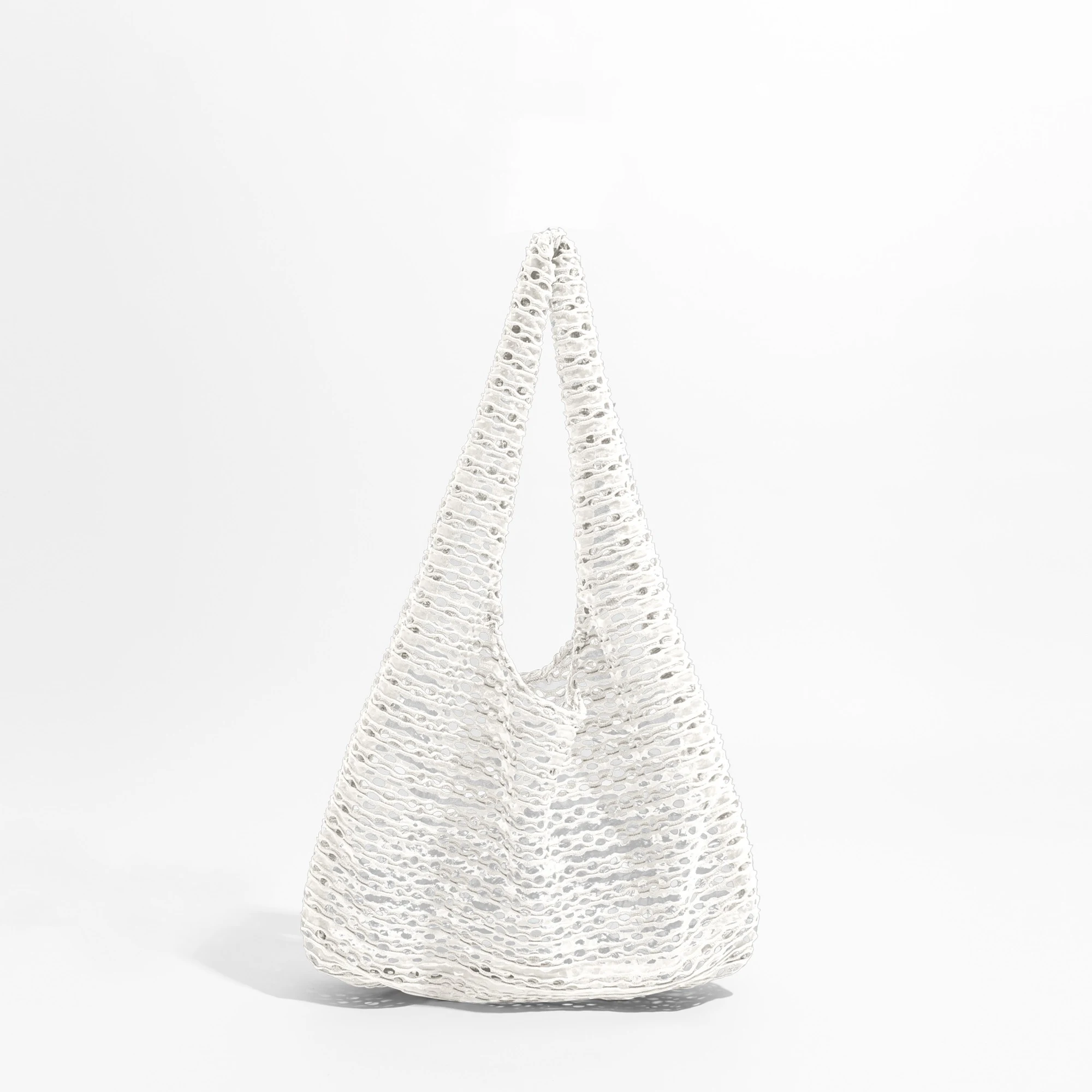 Bolsa de ombro elegante, simples e moderna de lã com bolsas grandes. Perfeita para o dia a dia, com amplo espaço e um toque de sofisticação. — foto 2