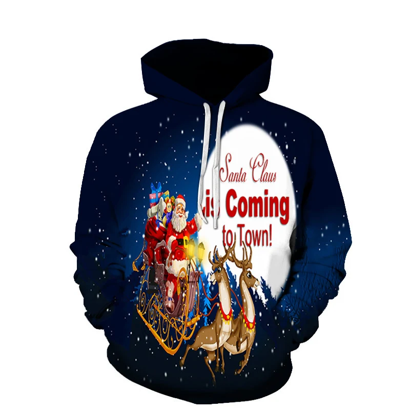 Title 4, Mens and Womens Fashion Casual Christmas Prin...