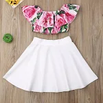 Kinder Cartoon Top Jurk Pak Een schattige en comfortabele outfit voor kinderen om in te spelen en plezier te hebben met stijl en gemak — foto 6