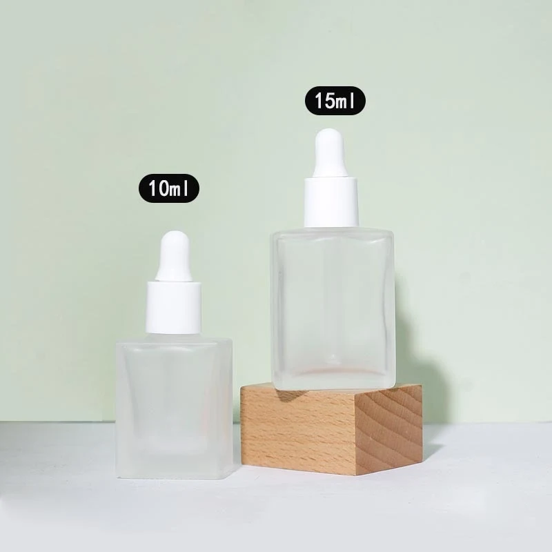 Essential Oil Drop Applicator Bottles 10ml 15ml, Flat Essence Oil Subpackaging. High-grade bottles for easy and precise — photo 14