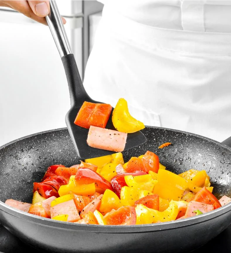 Title 7, Silicone Kitchenware Set with Stainless Steel T...