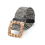 Square leopard bucklewhite