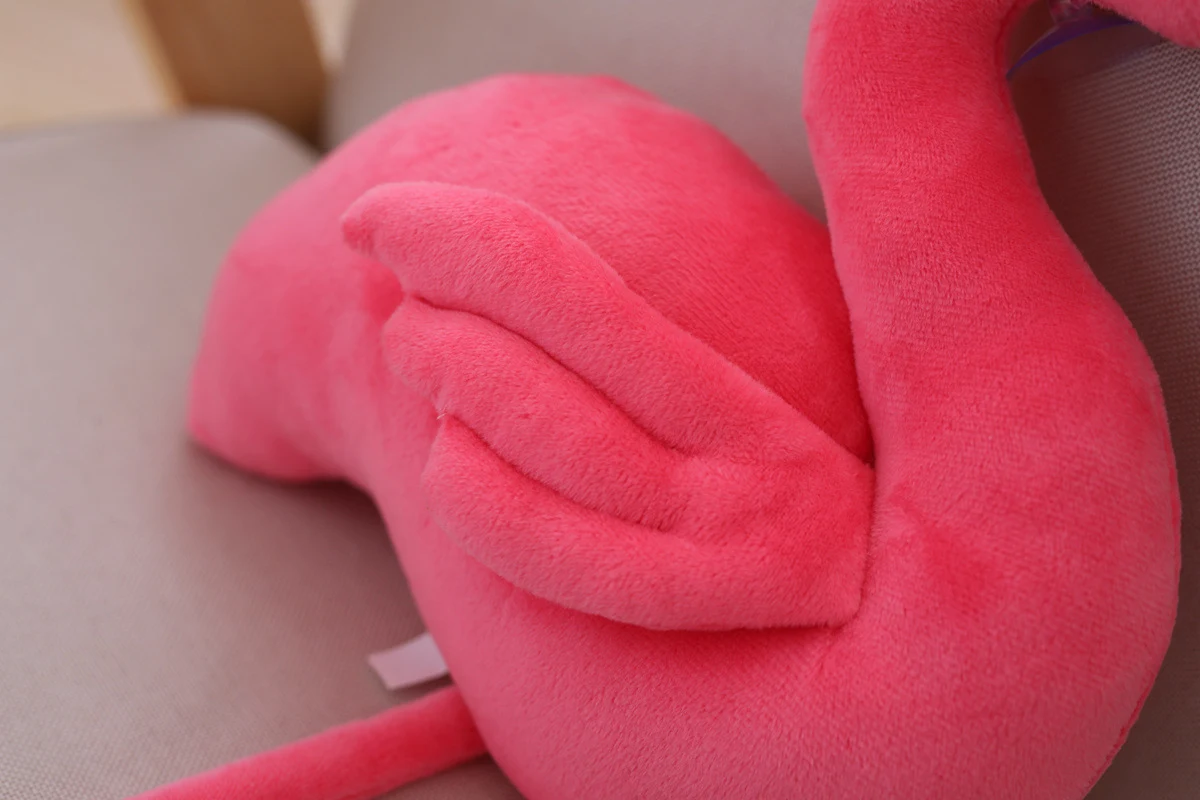 Title 6, Soft and cuddly flamingo plush toy for kids. Pe...