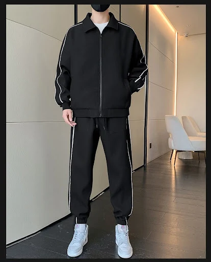 Title 4, Three-Dimensional Grid Mens Leisure Sports Sui...