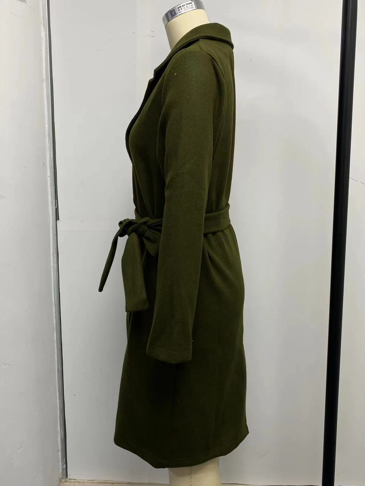 Title 26, Dames wollen jas voor herfst en winter, effen k...