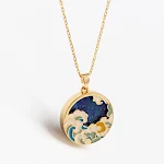 Colar Vintage Esmaltado de Luxo para Mulheres Design Sofisticado Joia Elegante Corrente Delicada Acessório Chic Presente Exclusivo — foto 7