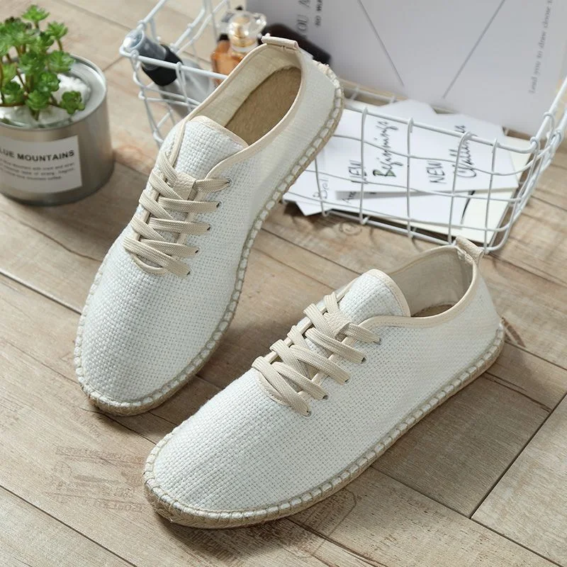 Leinen-Canvas-Schuhe Atmungsaktiv Leicht Bequem Perfekt für den Alltag Lässiger Stil Langlebige Sohlen für Damen und Herren — foto 8