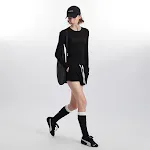 Blusas casuais com gola redonda e bordado de letras em estilo europeu e americano. Tops versáteis, fáceis de combinar e perfeitos para o dia a dia. — foto 6
