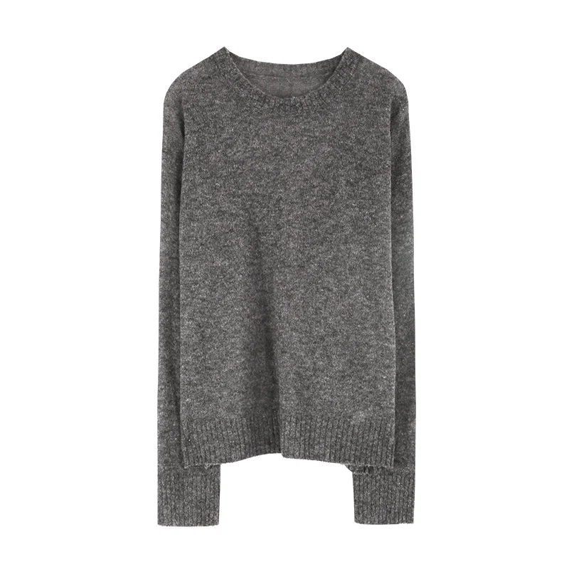 Title 4, Womens Simple Wool Sweater Loose Knitted Mohair