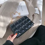 Trendy Small Chain Shoulder Bag for Women, Niche Design, Portable Messenger Bag with Texture, Perfect for Everyday Use a — photo 3