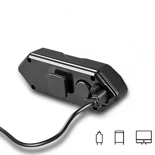 Title 2, Lanterna para bicicleta com carregamento USB, b...