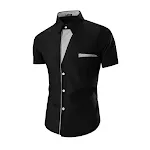 Camisa masculina de outono, perfeita para uso diário, tecido respirável e confortável, ideal para climas frescos, estilo casual elegante, versátil e durável. — foto 1