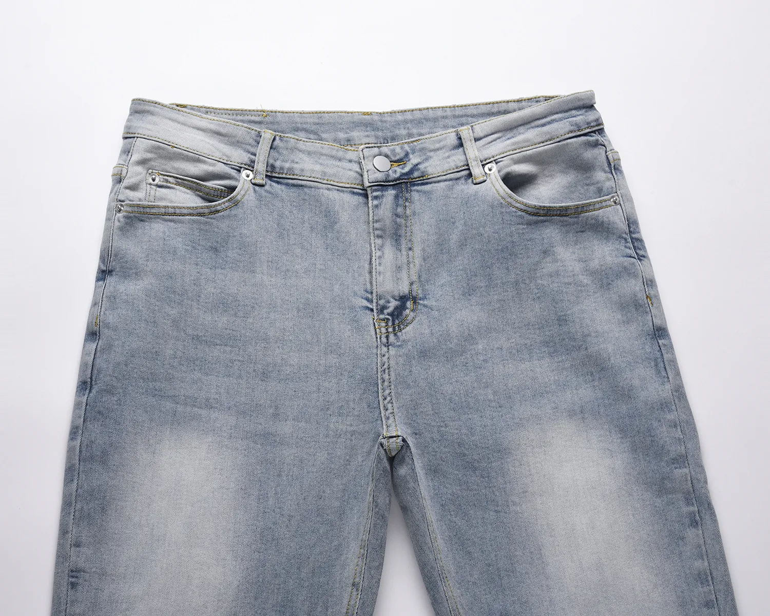 High Street INS Slim Jeans met Scimitar rits design aan de broekzoom, slanke pasvorm voor een moderne uitstraling. — foto 4
