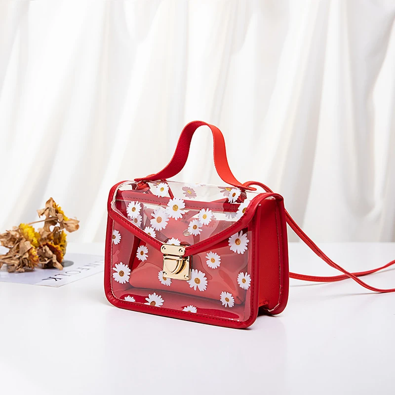 Title 3, Korean Fashion Trendy Transparent Jelly Bag. Pe...