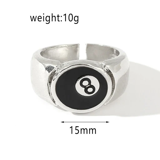 Title 4, Anel Punk Ajustável Masculino Personalizado Eur...
