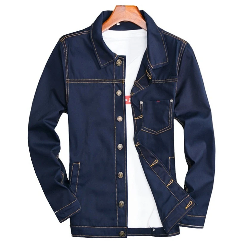 Title 3, Trendy Handsome Slim Fit Spring Denim Jacket fo...
