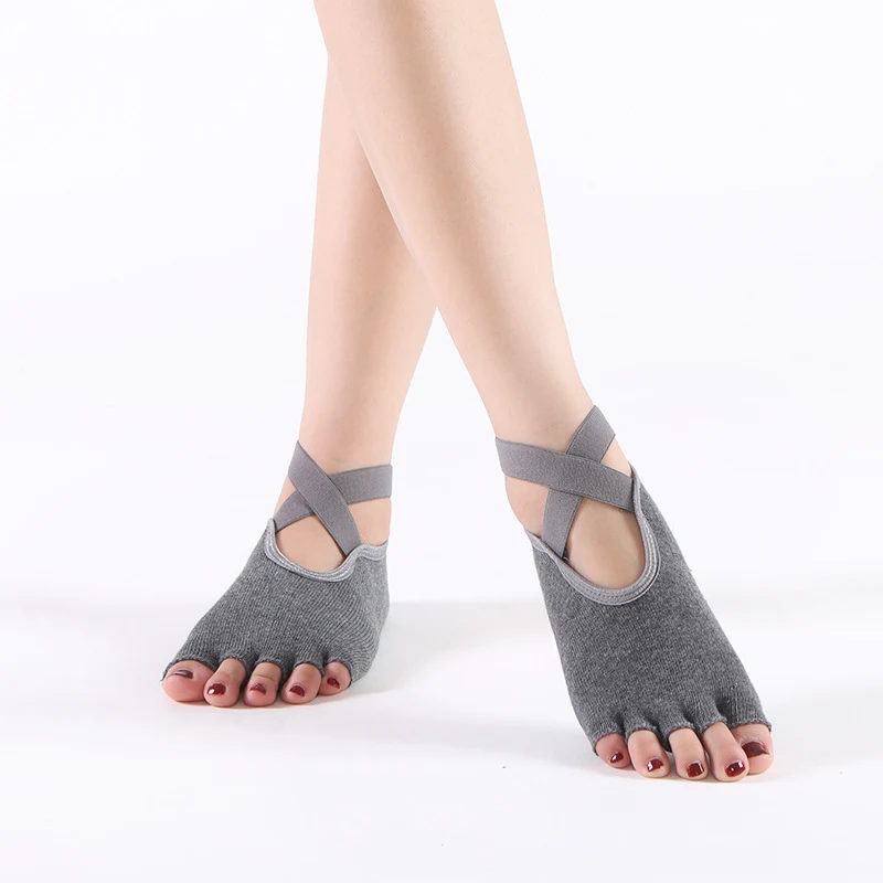 Title 7, Womens Pure Cotton Five-finger Sports Non-slip...