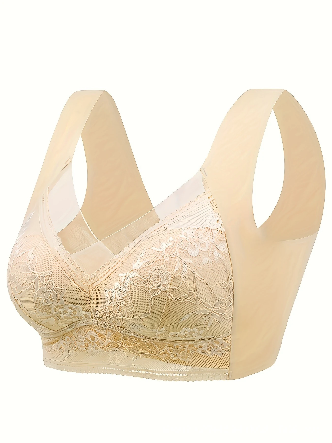 Title 2, Womens Fashion Personalized Vest Lace Bra, a c...