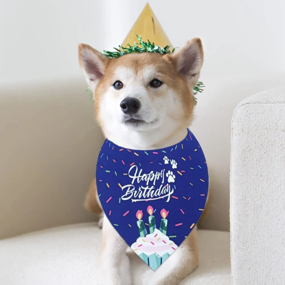 Title 2, Dog Birthday Boy&Girl Bandana Pet Happy Birthda...