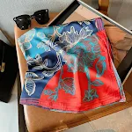 Red And Blue Peony