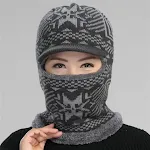 Pattern One Piece Hat Gray